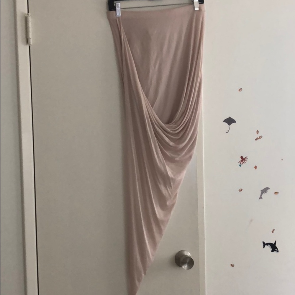 Helmut Lang light pink skirt